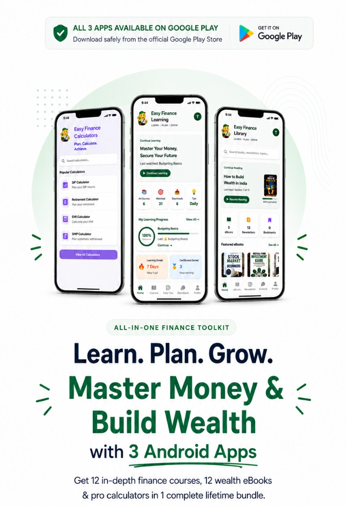 Master Money & Build Wealth with 3 Android Apps - Easy Finance Bundle